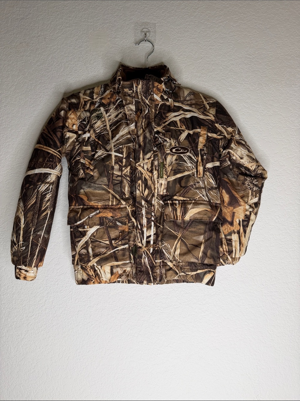Realtree-Style Kids Camouflage Jacket - Brown Camo